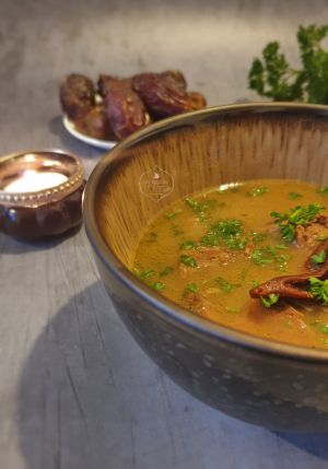 Recette Soupe Maraq au boeuf - Soupe yéménite