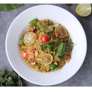 Recette Salade de quinoa au pesto et légumes d’été