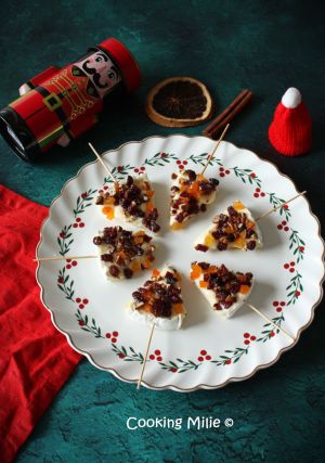 Recette Sapins de coulommiers aux fruits secs