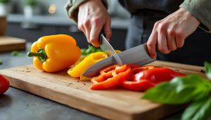 Recette Couper en lanière des poivrons : la technique parfaite pour une cuisson optimale