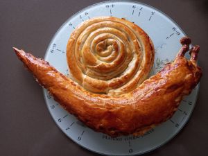 Recette Galette des rois escargot