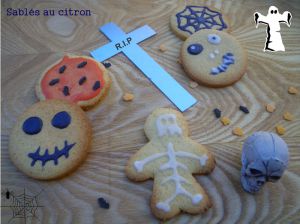 Recette Sablés d'Halloween au citron