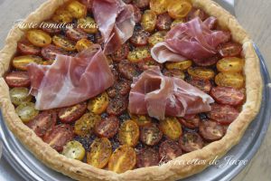 Recette Tarte aux tomates cerises