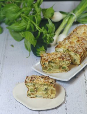 Recette Pain de courgettes aux amandes