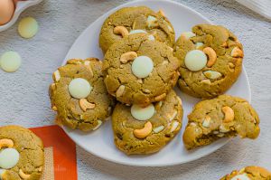 Recette Cookies au thé matcha et chocolat blanc