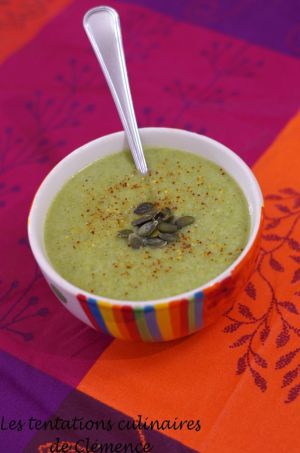 Recette Soupe poire et brocolis