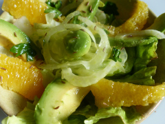 Recette Salade d’avocat, fenouil et orange