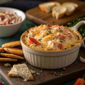 Recette Maryland Crab Dip – Hot Cheesy Seafood Appetizer