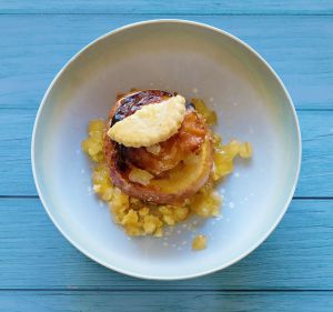 Recette Pomme cuite biscuitée au citron confit (Air Fryer ou pas)