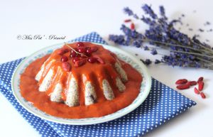 Recette Entremet quinoa et cranberries, crème aux Goji