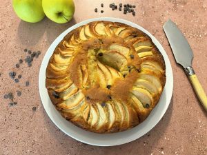 Recette Gâteau au yaourt, aux pommes et aux pépites de chocolat