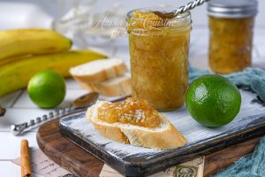 Recette Confiture de banane au citron vert