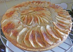 Recette Gâteau pommes-mascarpone