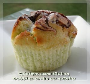 Recette Muffins verts au nutella