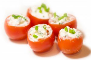 Recette Tomates cerises surprises, fromage frais & ciboulette