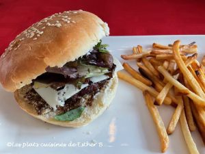 Recette Burgers garnis aux champignons à la friteuse à air chaud