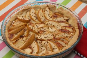 Recette Tarte aux pommes, camembert et cumin/ fenouil
