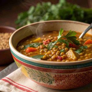 Recette Mediterranean Lentil Soup – Healthy Plant-Based Recipe