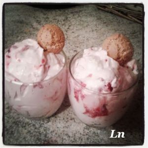 Recette Mousse de mascarpone coco framboise