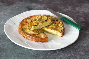 Recette "Gâteau" de courgettes et pecorino