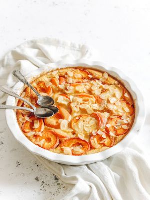 Recette Clafoutis aux abricots et vanille