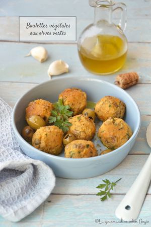 Recette Boulettes de protéines de soja aux olives #vegan #glutenfree