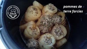 Recette Pommes de terre farcies (cookéo)