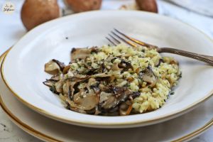 Recette Risotto ai funghi cardoncelli