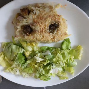 Recette Purée au thon et chou Bruxelles au COMBI NINJA