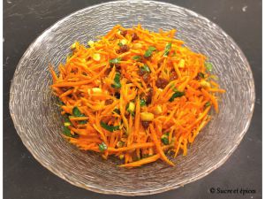 Recette Carottes râpées à l'indienne - Recette en vidéo