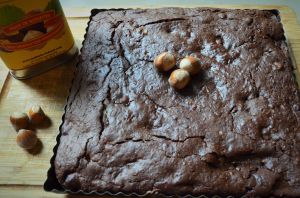 Recette Brownie vegan très gourmand à la courgette et aux noisettes