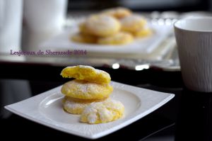 Recette Biscuits craquelés au citron et à la noix de coco
