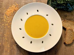 Recette Soupe de butternut, carotte et lentille corail