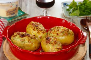 Recette Pommes de terre farcies à la Cancoillotte persillée
