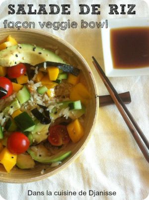 Recette Salade de riz façon veggie bowl {sur des airs asiatiques) – #vegan