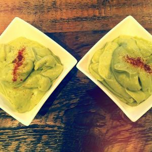 Recette Crème d'avocat au saumon fumé