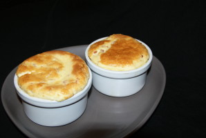 Recette Soufflé à la mozzarella et dé de jambon