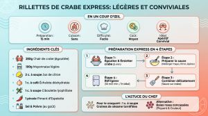 Recette Rillettes de crabe crème légère : recette express [15 min]