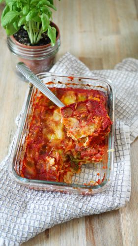 Recette Gratin de ravioles sauce tomate