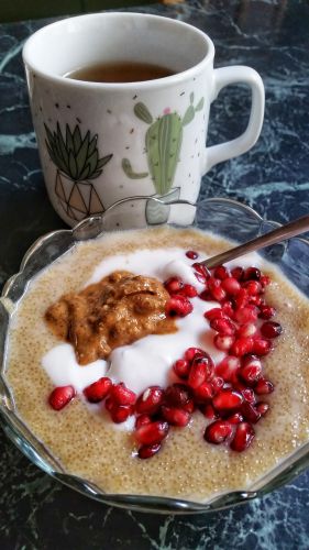 Recette Porridge d'Amarante au Lait d'Amande ~ Vegan  & Sans Gluten ~