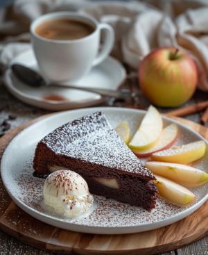 Recette Gâteau au chocolat et pomme : Recette facile et savoureuse