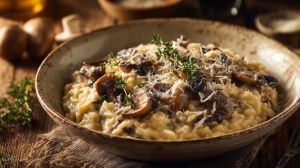 Recette Risotto aux champignons des bois