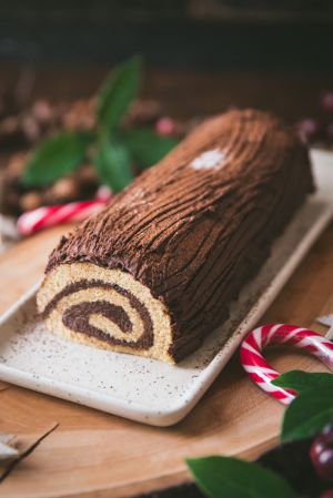 Recette Bûche roulée au chocolat