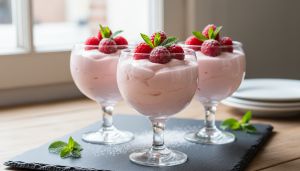 Recette Délicieuse mousse légère à la framboise : la recette simple et rapide
