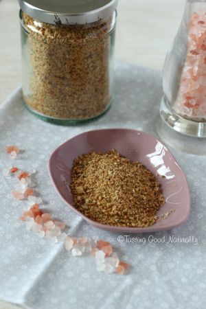 Recette Gomasio au Sel Rose de l’Himalaya et aux graines de sésame et de courges #vegan