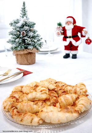 Recette Mini croissants à la truite fumée et fromage ail & fines herbes