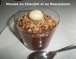 Recette Mousse au Chocolat et au Mascarpone