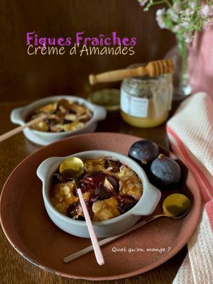Recette Figues Fraîches à la Crème d’Amandes – un délice de saison simple mais si gourmand