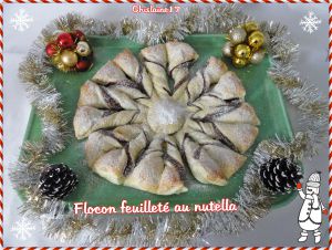 Recette Flocon feuilleté au nutella