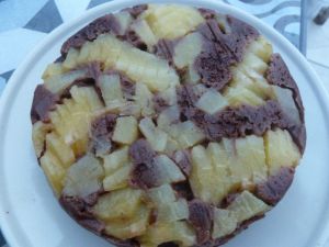 Recette Gâteau choco-poire facile et vite préparé
